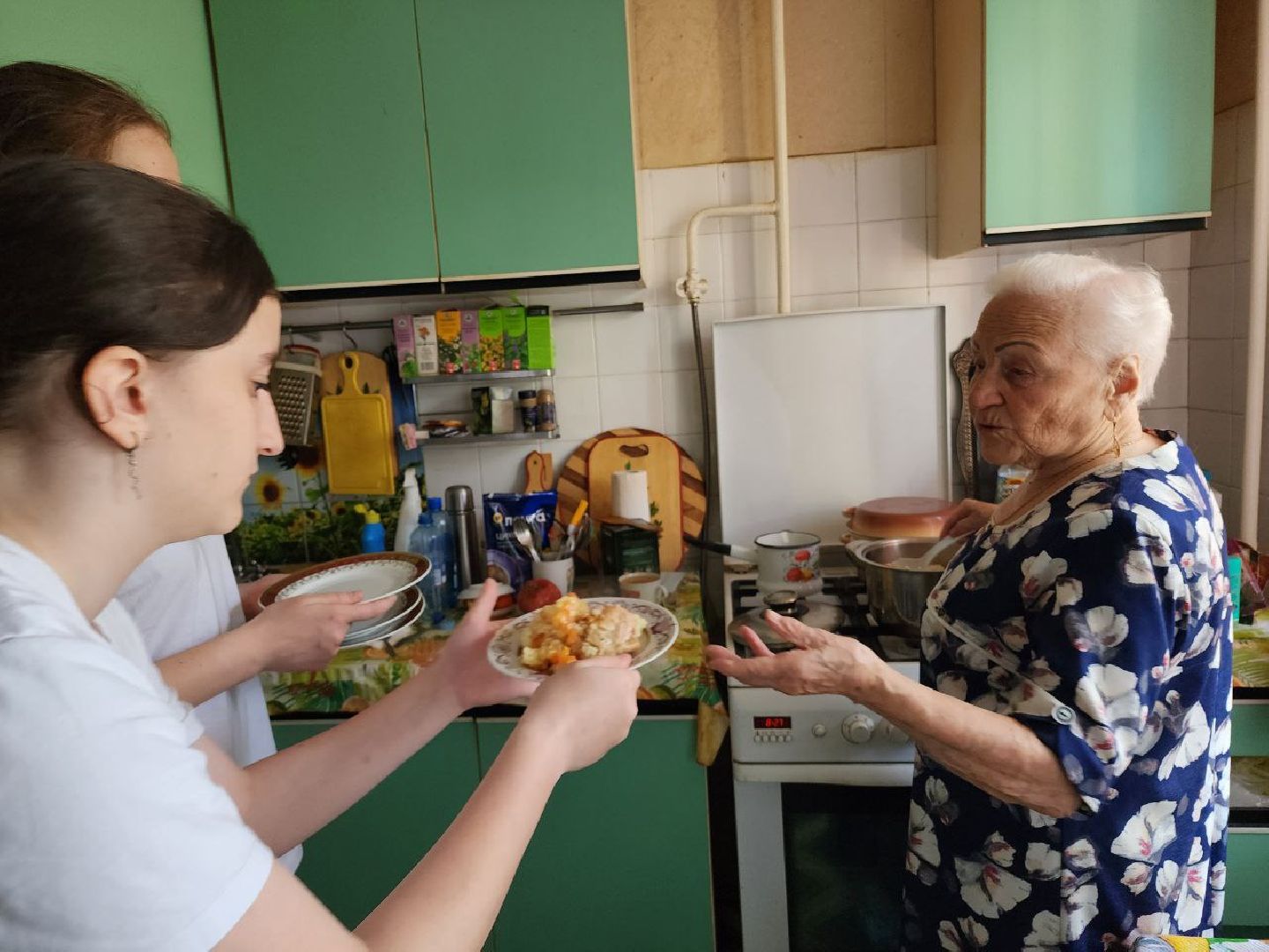 чехов, общество, ветеран вов, школьники, поздравление ветерана,