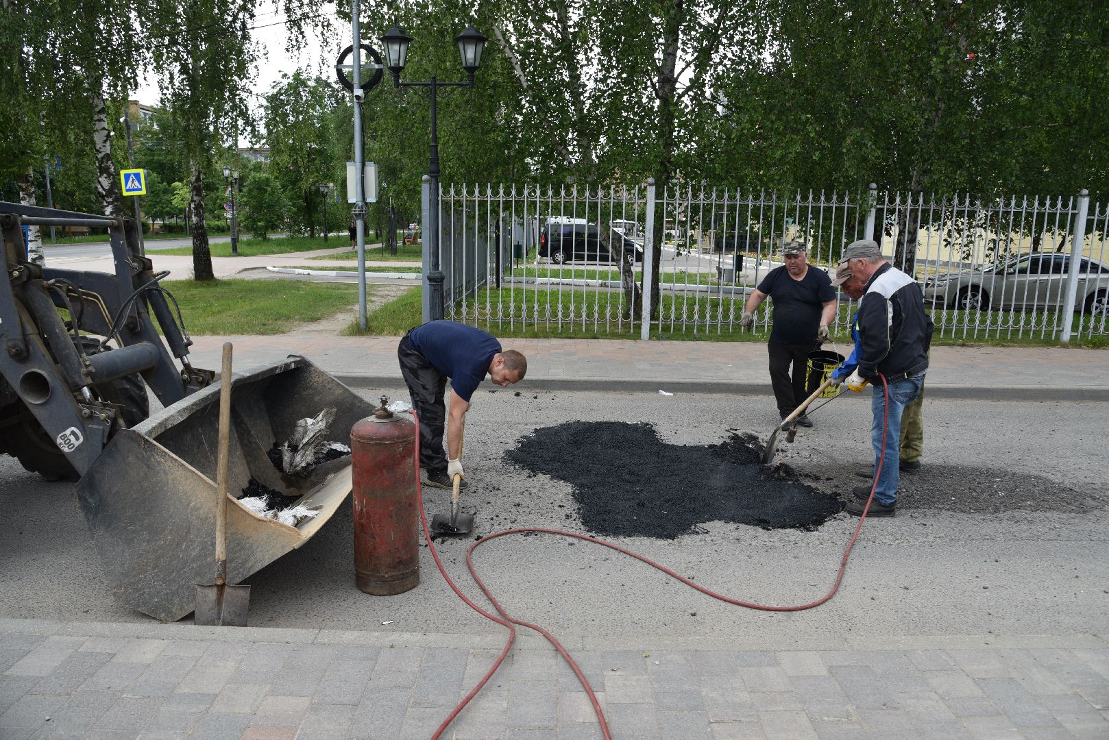 лотошино, благоустройство, ямочный ремонт, дороги,