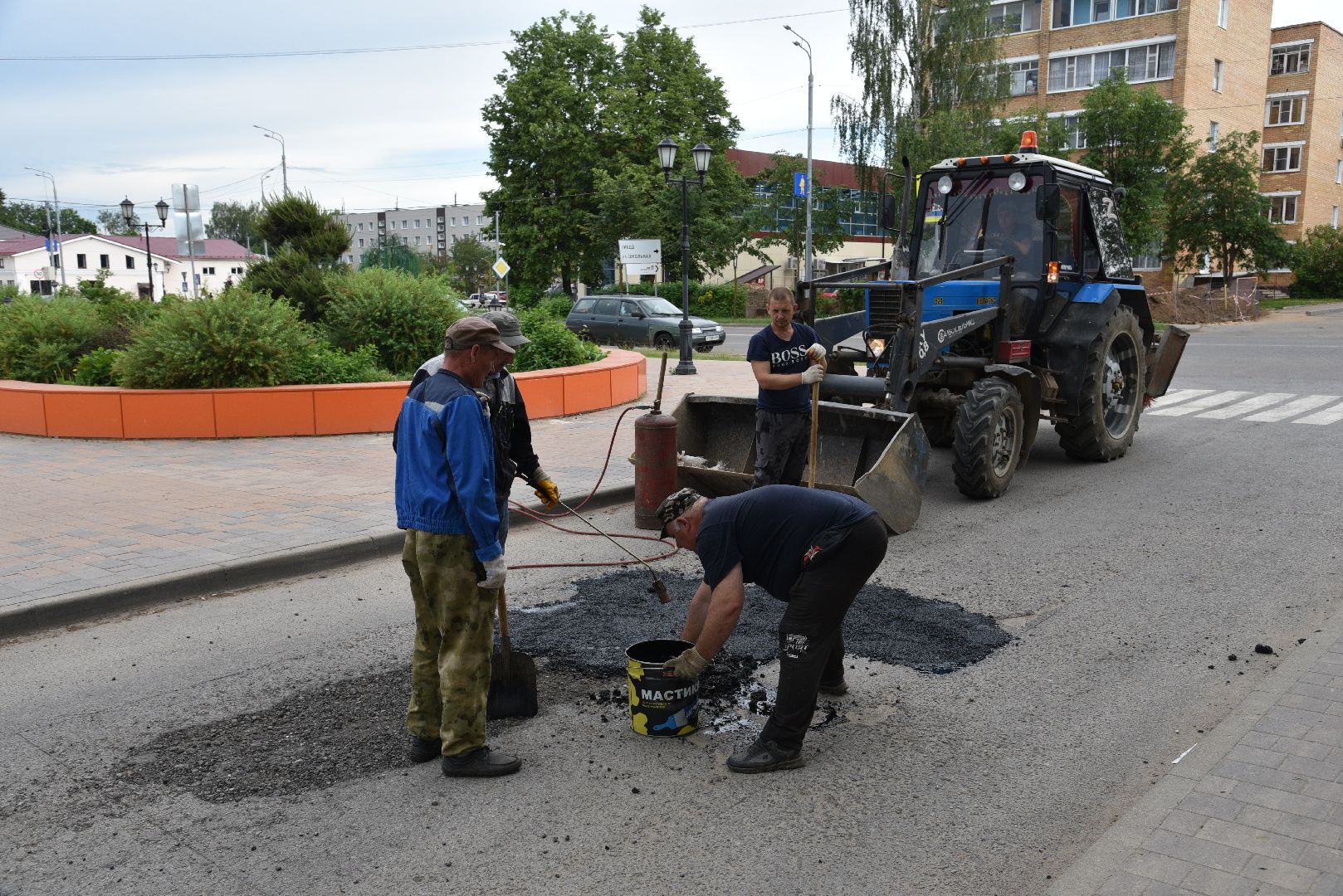 лотошино, благоустройство, ямочный ремонт, дороги,