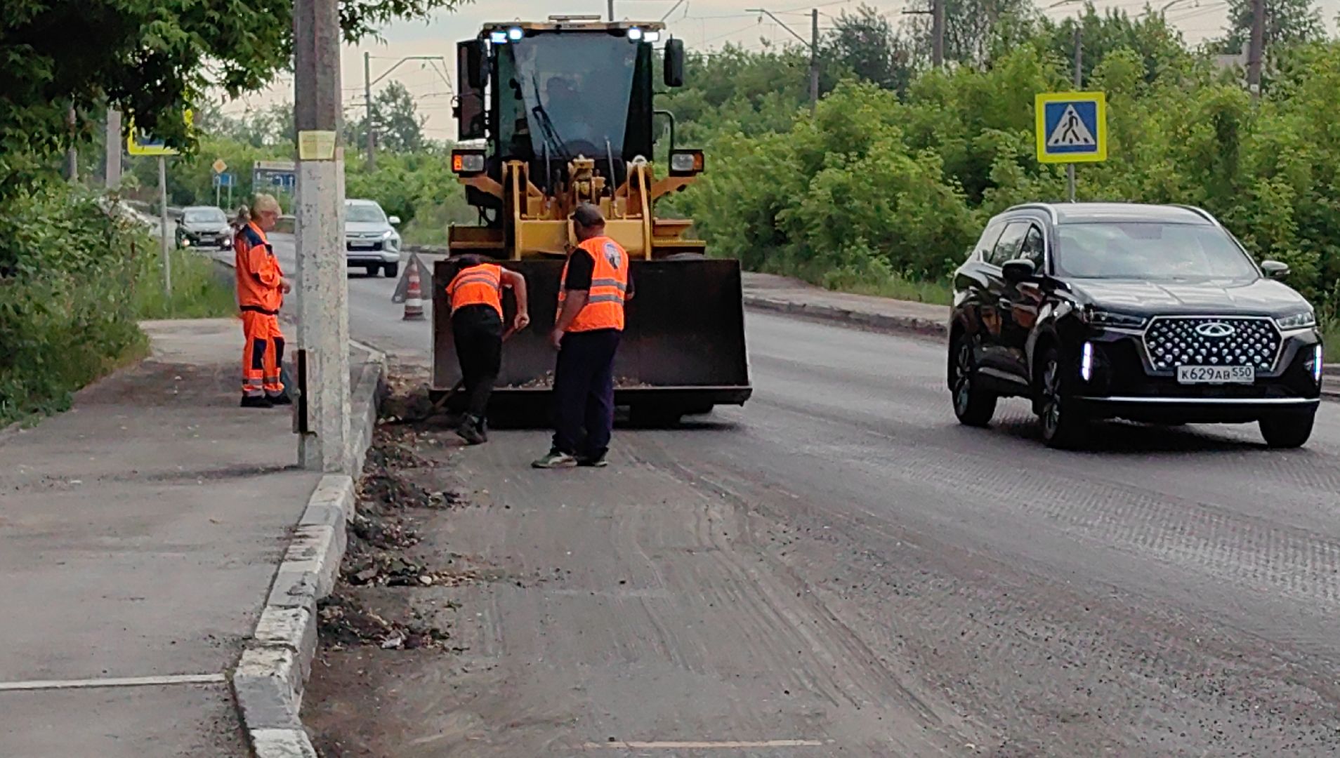 ремонт дороги, асфальт, дорожное полотно, Мосавтодор, нацпроект, щёлково,