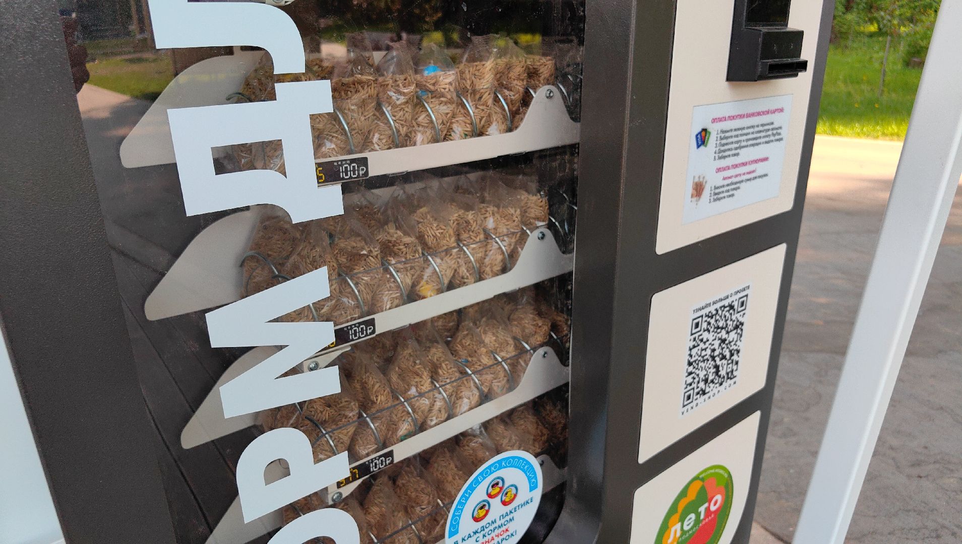 утки, корм для уток, аппарат с кормом, парк, река, щёлково, животные,