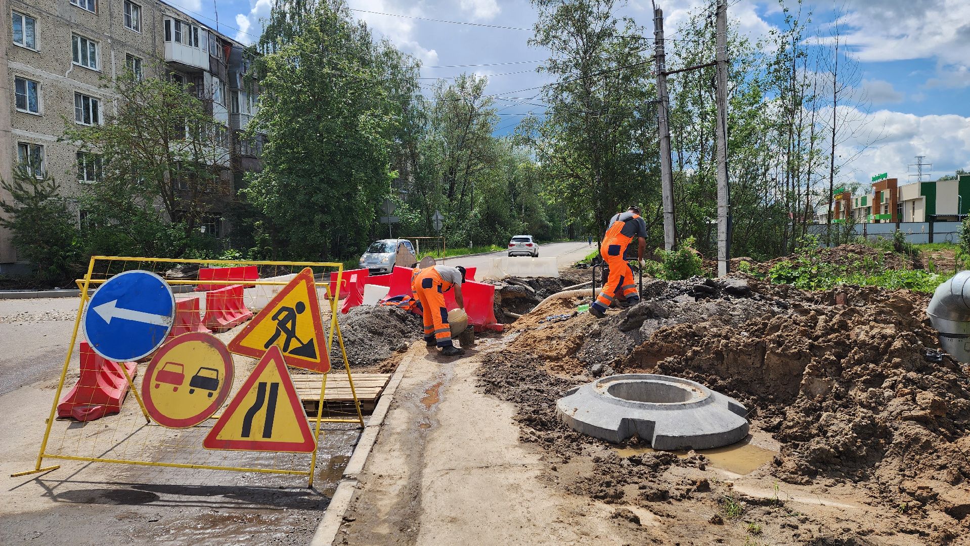 Солнечногорск, Рекинцо, ЖКХ, ливневая канализация,