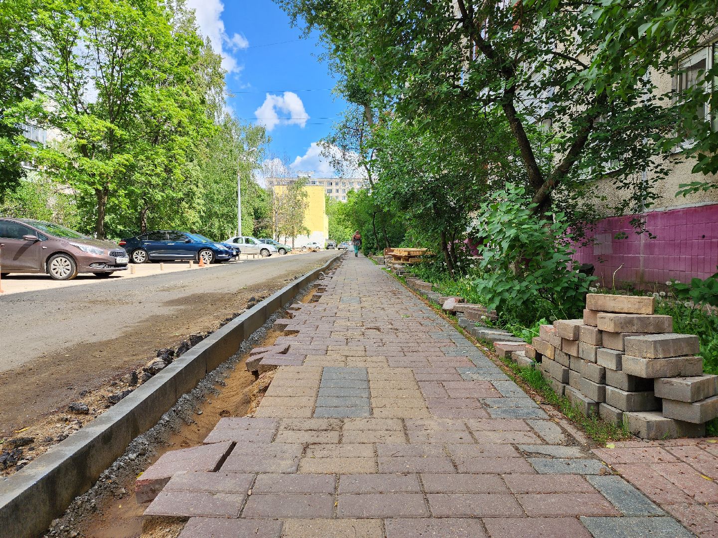 раменское, благоустройство, комплексное благоустройство двора домов 20-24 на улице Гурьева,