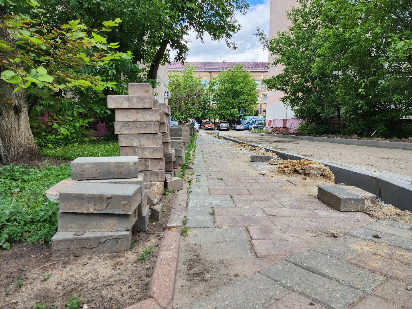 раменское, благоустройство, комплексное благоустройство двора домов 20-24 на улице Гурьева,