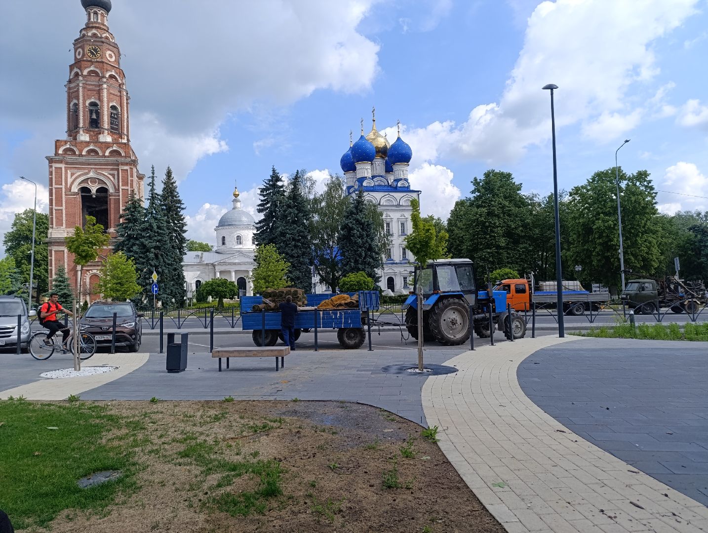 Бртнницы, Благоустройство, Газон, Замена газона, мбу благоустройство,