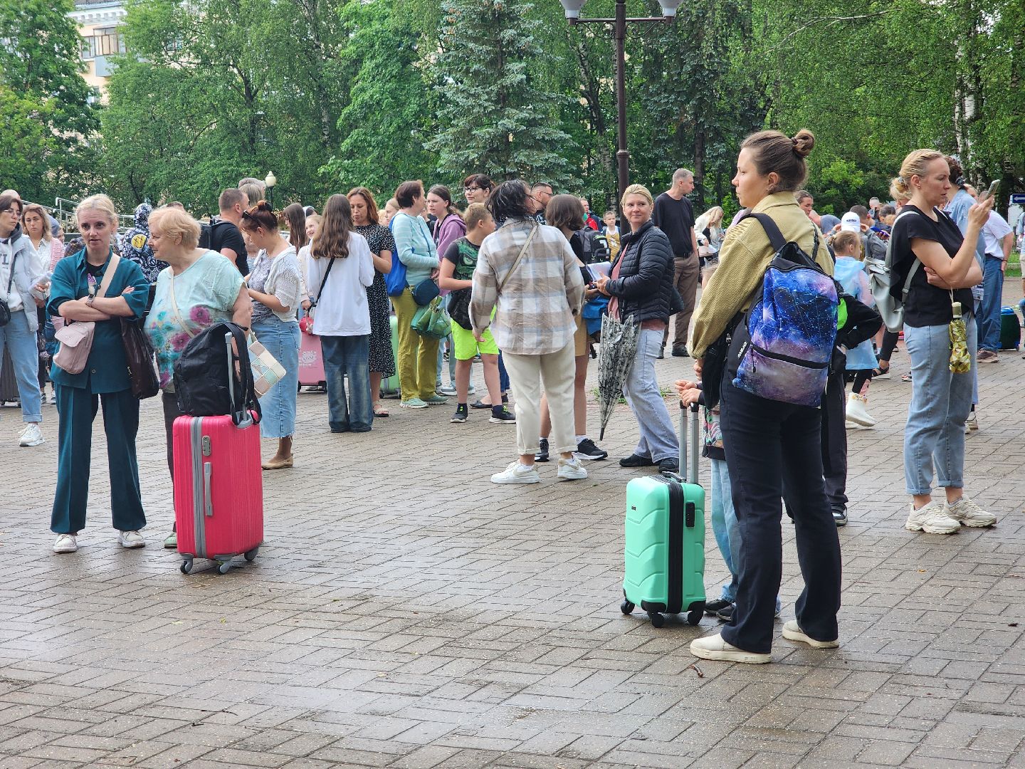 Дубна, Сосновый бор, Лагерь, Первая смена, Дети,