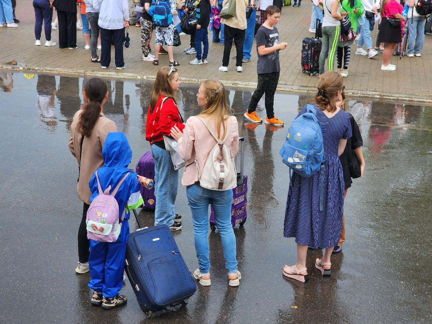 Дубна, Сосновый бор, Лагерь, Первая смена, Дети,