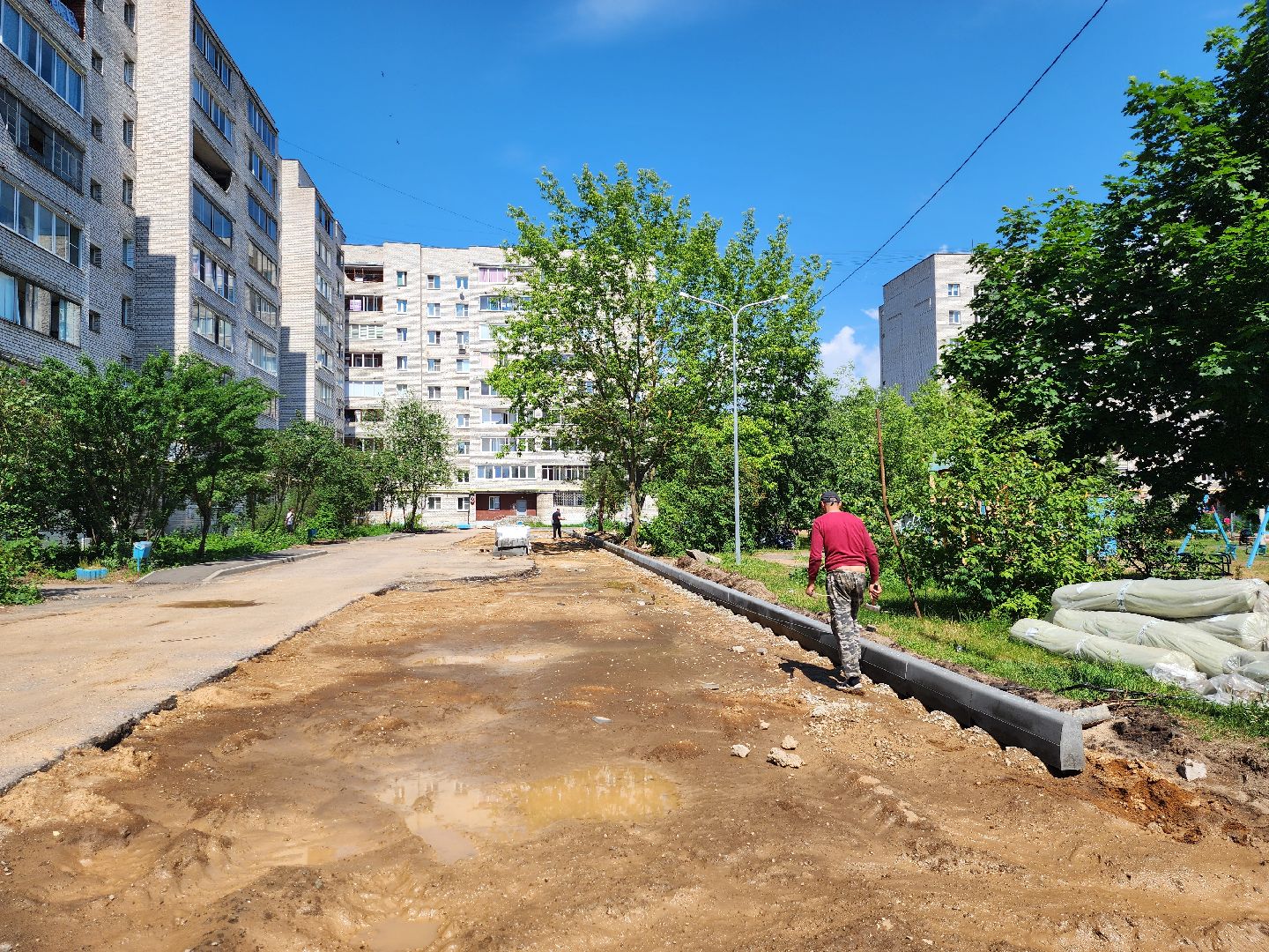 Дубна, Благоустройство, Комплексное благоустройство дворов, Губернаторская программа,