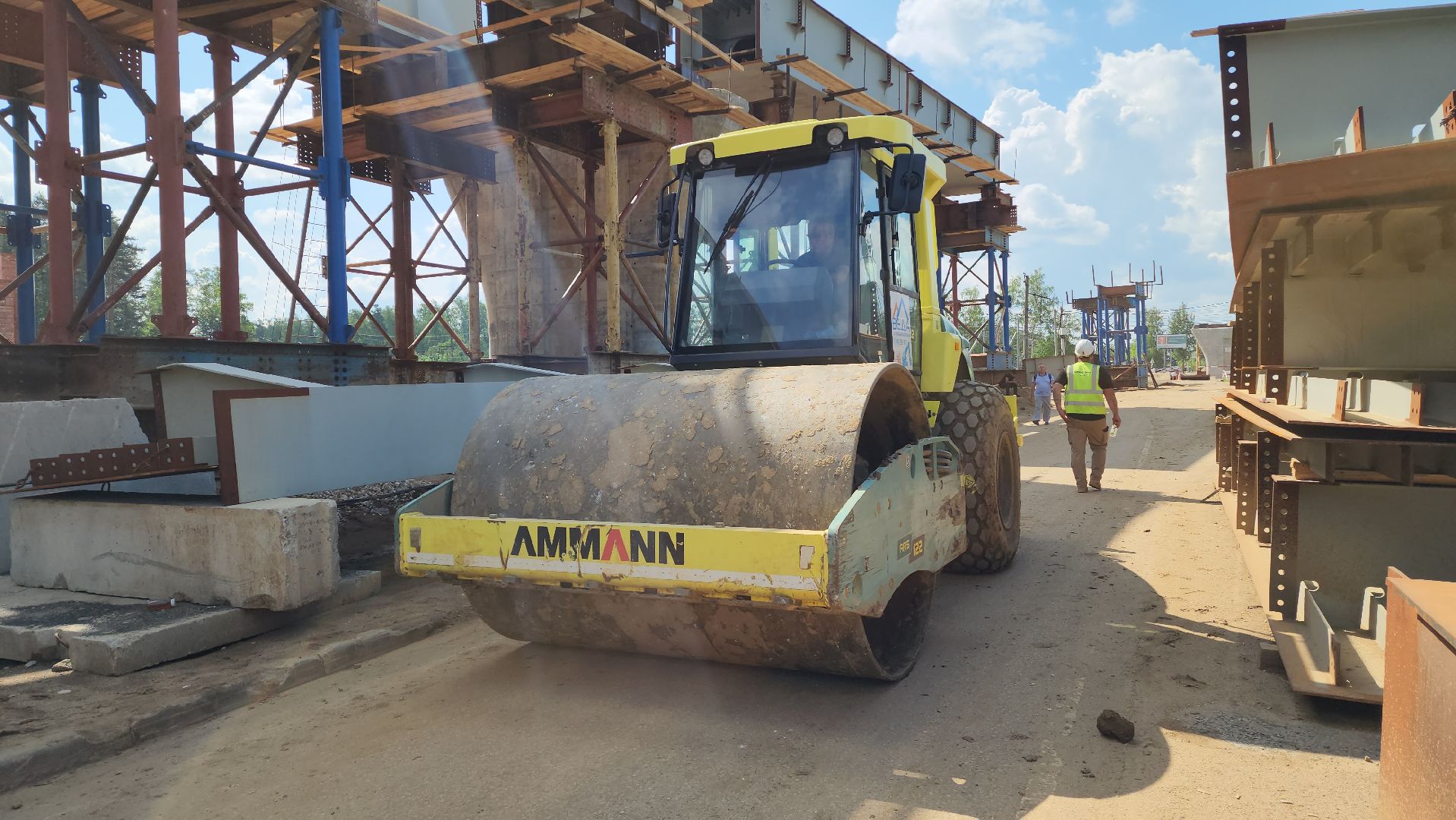 красногорск,аникеевка, путепровод, стройка,