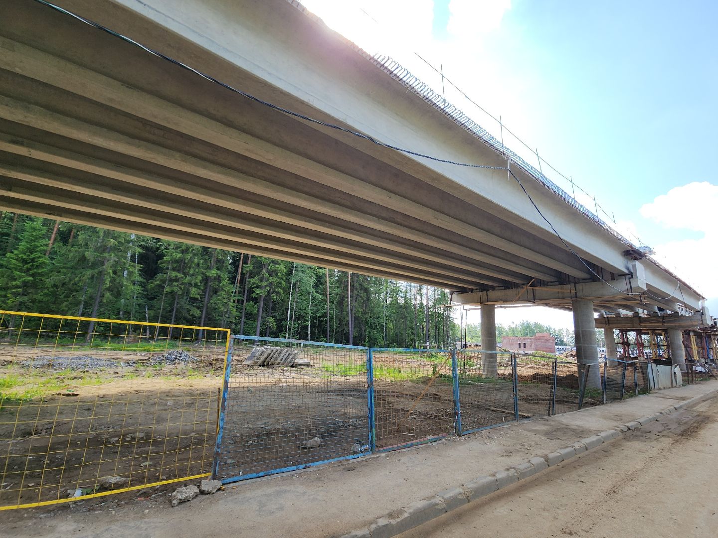 красногорск,аникеевка, путепровод, стройка,