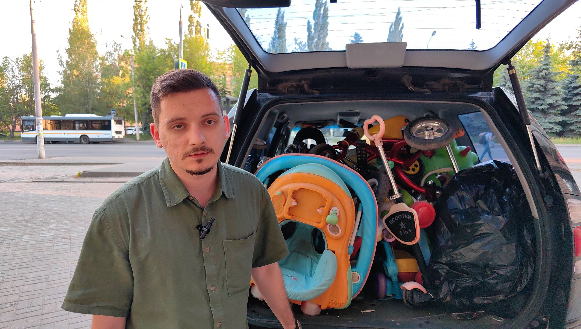 благотворительность, помощь детям, жители Белгорода, гуманитарная помощь, самокаты, велосипеды, летний досуг, щёлково,