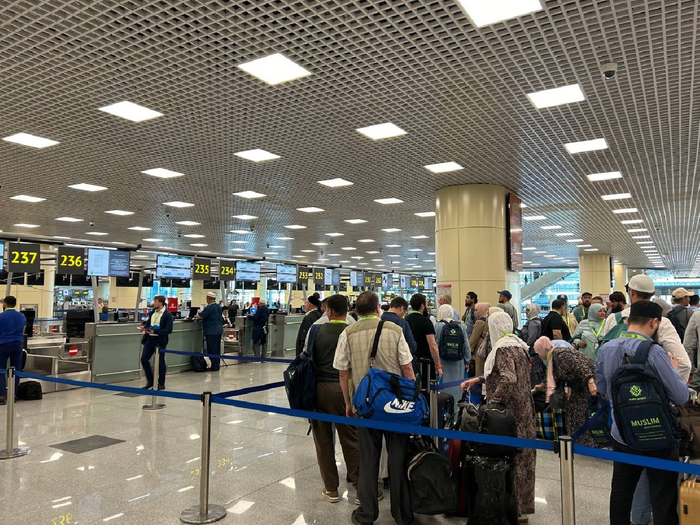 паломники в Мекку, хадж, аэропорт Домодедово,
