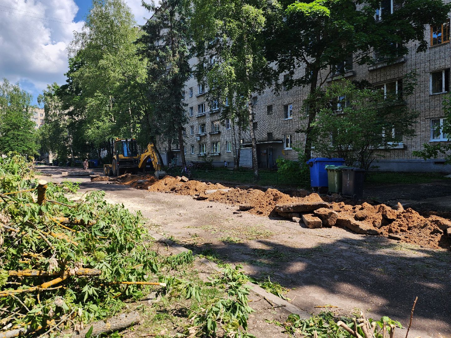 Дубна, ЖКХ, комплексное благоустройство, Благоустройство двора,