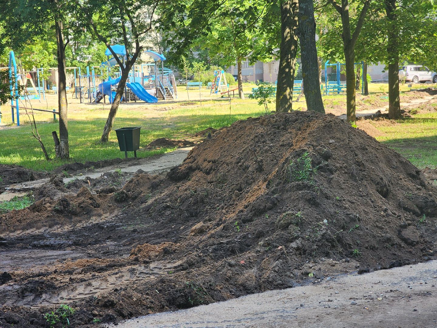 Дубна, ЖКХ, комплексное благоустройство, Благоустройство двора,