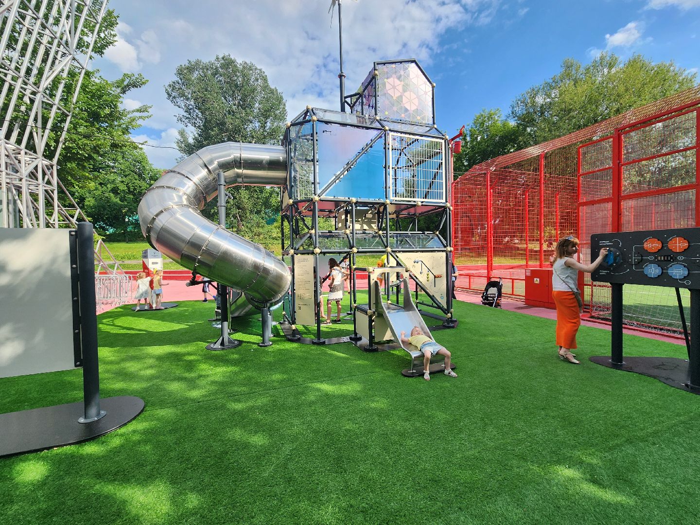 детская площадка, Научная площадка,