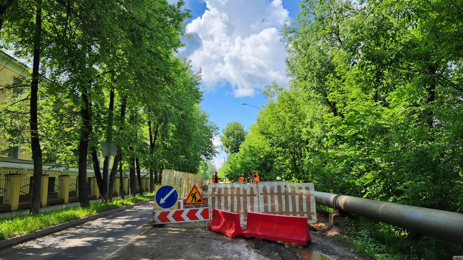 Солнечногорск, ЖКХ, ремонт коллектора,