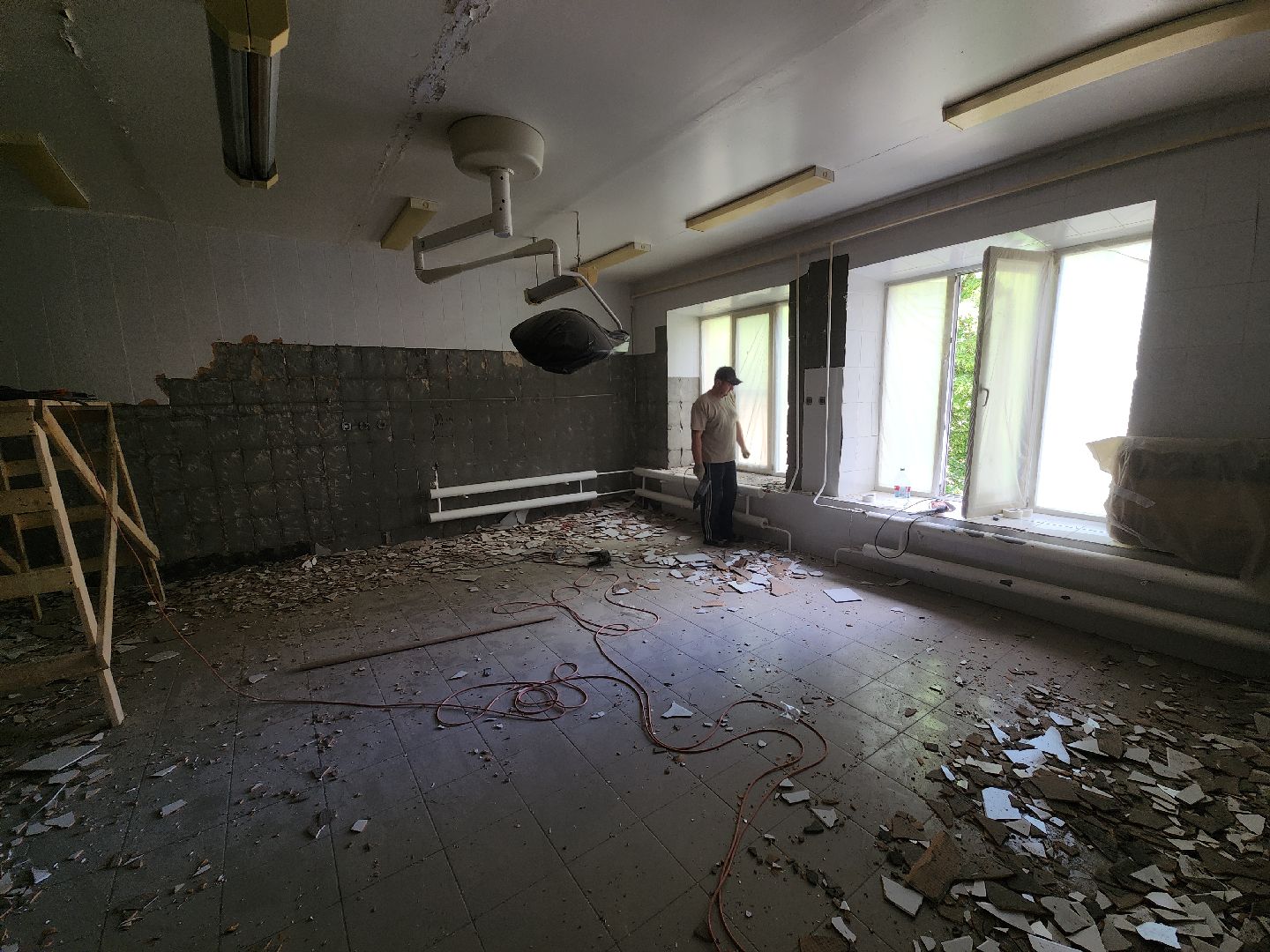 Ремонт, ремонт больницы, рузская больница, руза, рузский городской округ, московская область, Подмосковье,