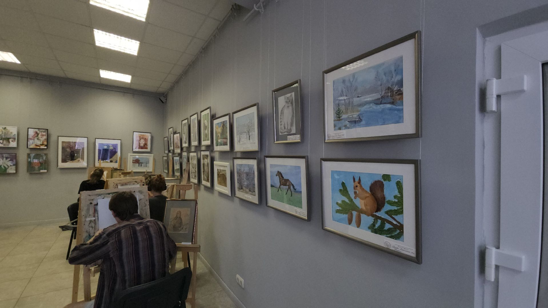 Выставка, художественная выставка, Лобня, дети, искусство,