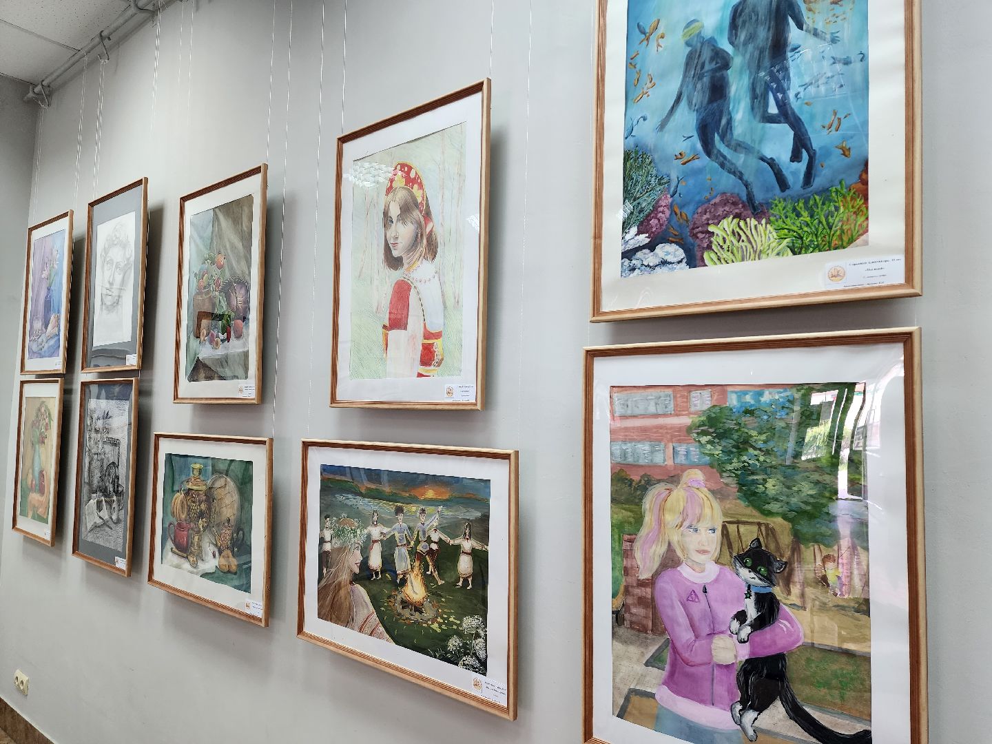 Выставка, художественная выставка, Лобня, дети, искусство,