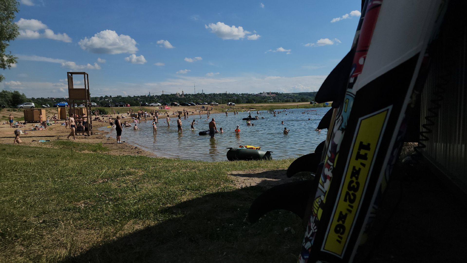 ступино, лето в подмосковье, пляжи подмсоковья,