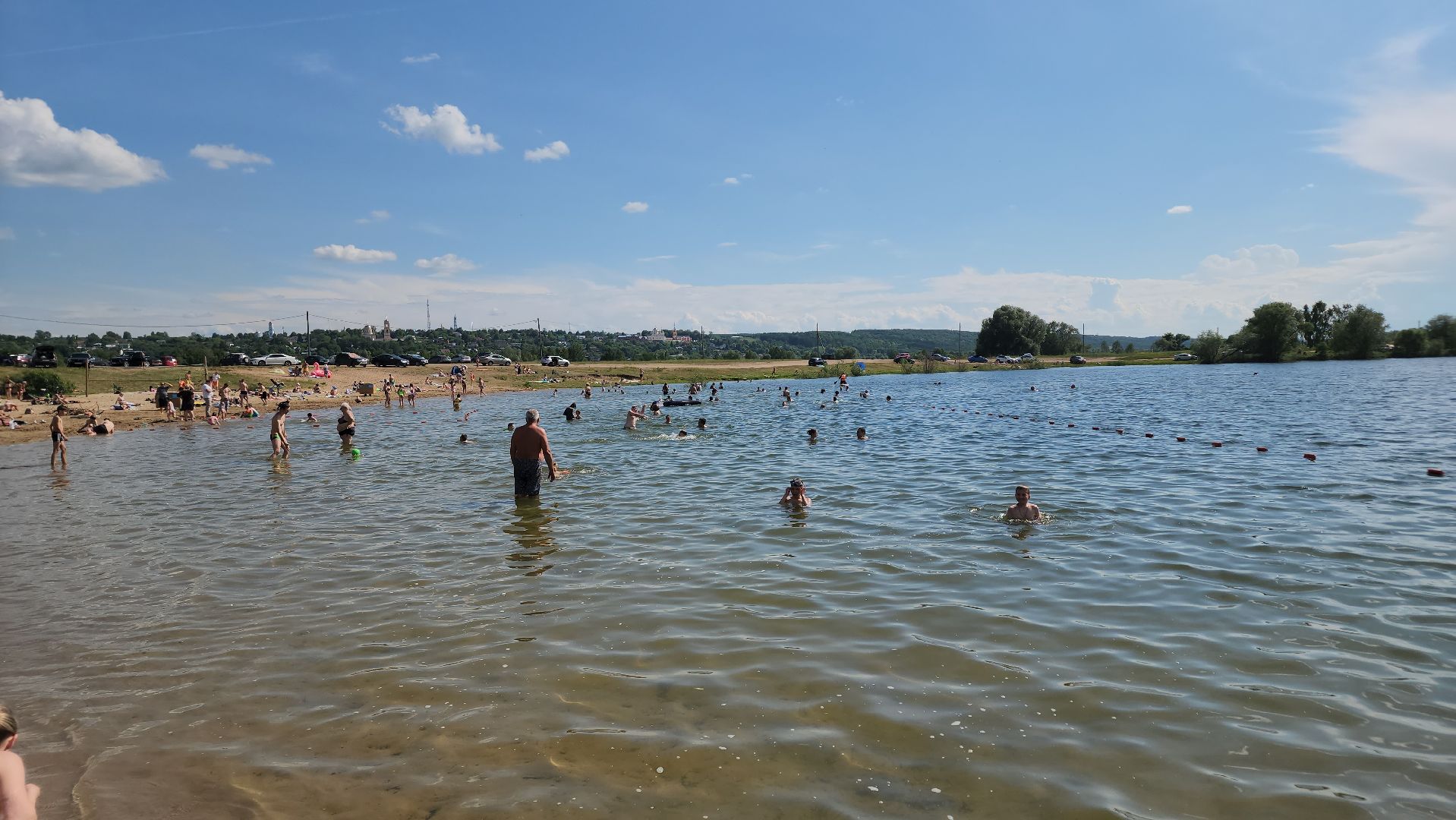 ступино, лето в подмосковье, пляжи подмсоковья,