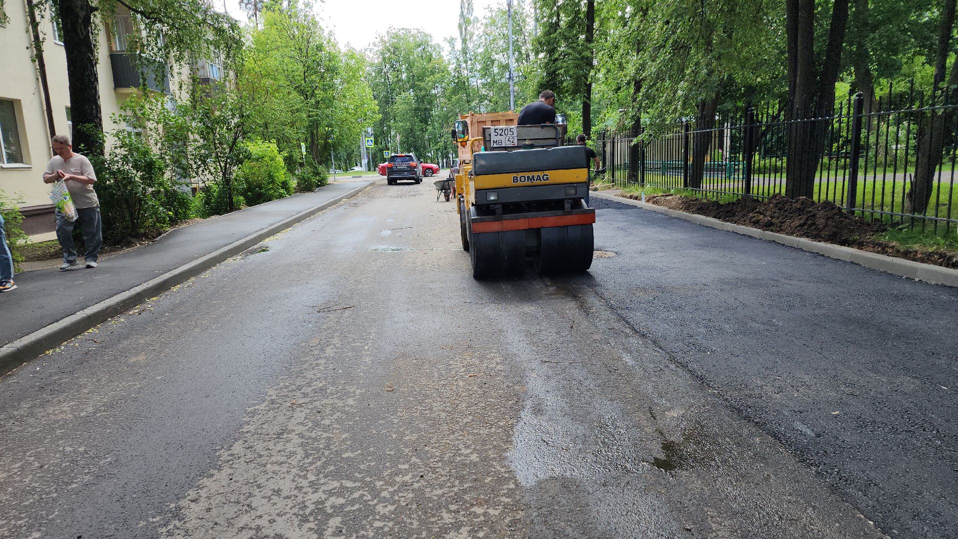 пушкино парк, дорожная инфраструктура, ремонт дороги, асфальтирование дорог,