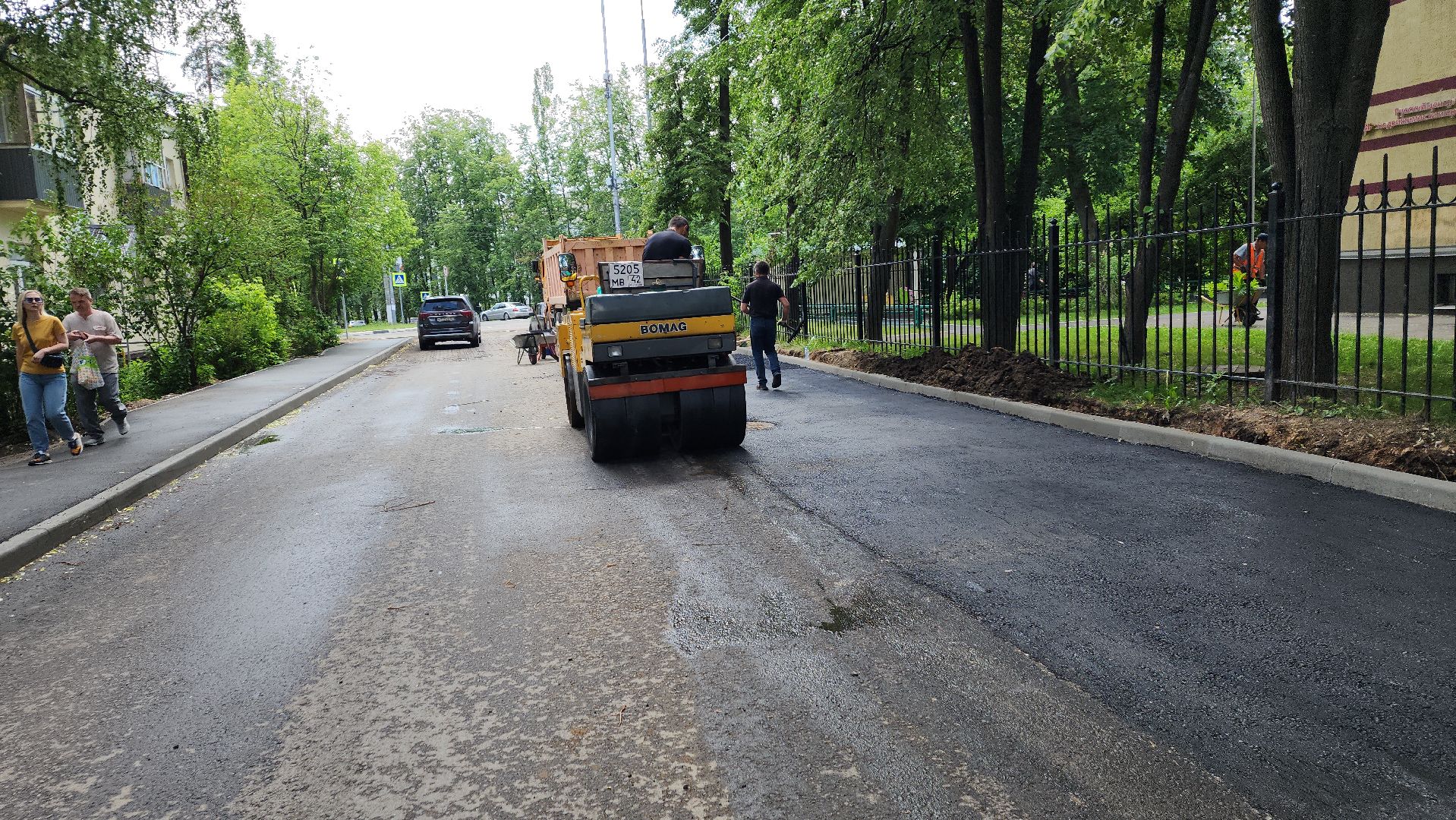 пушкино парк, дорожная инфраструктура, ремонт дороги, асфальтирование дорог,