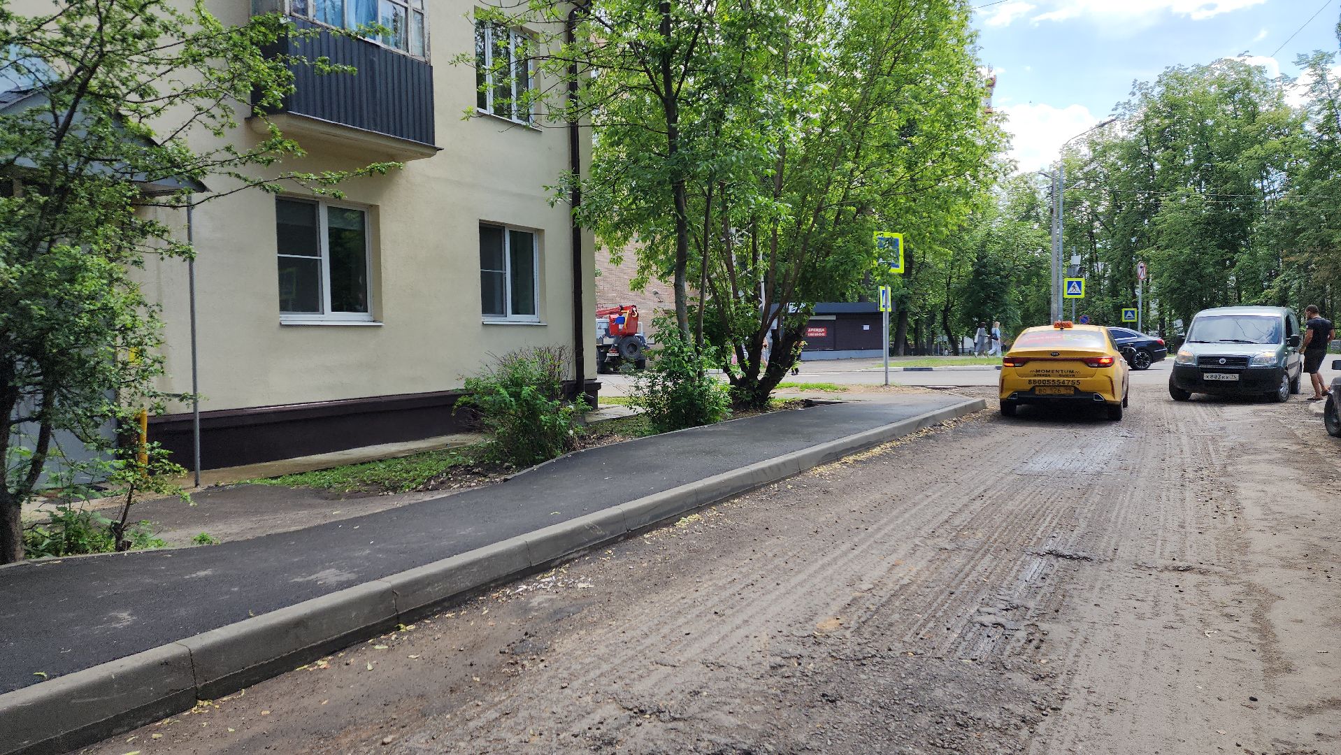 пушкино парк, дорожная инфраструктура, ремонт дороги, асфальтирование дорог,