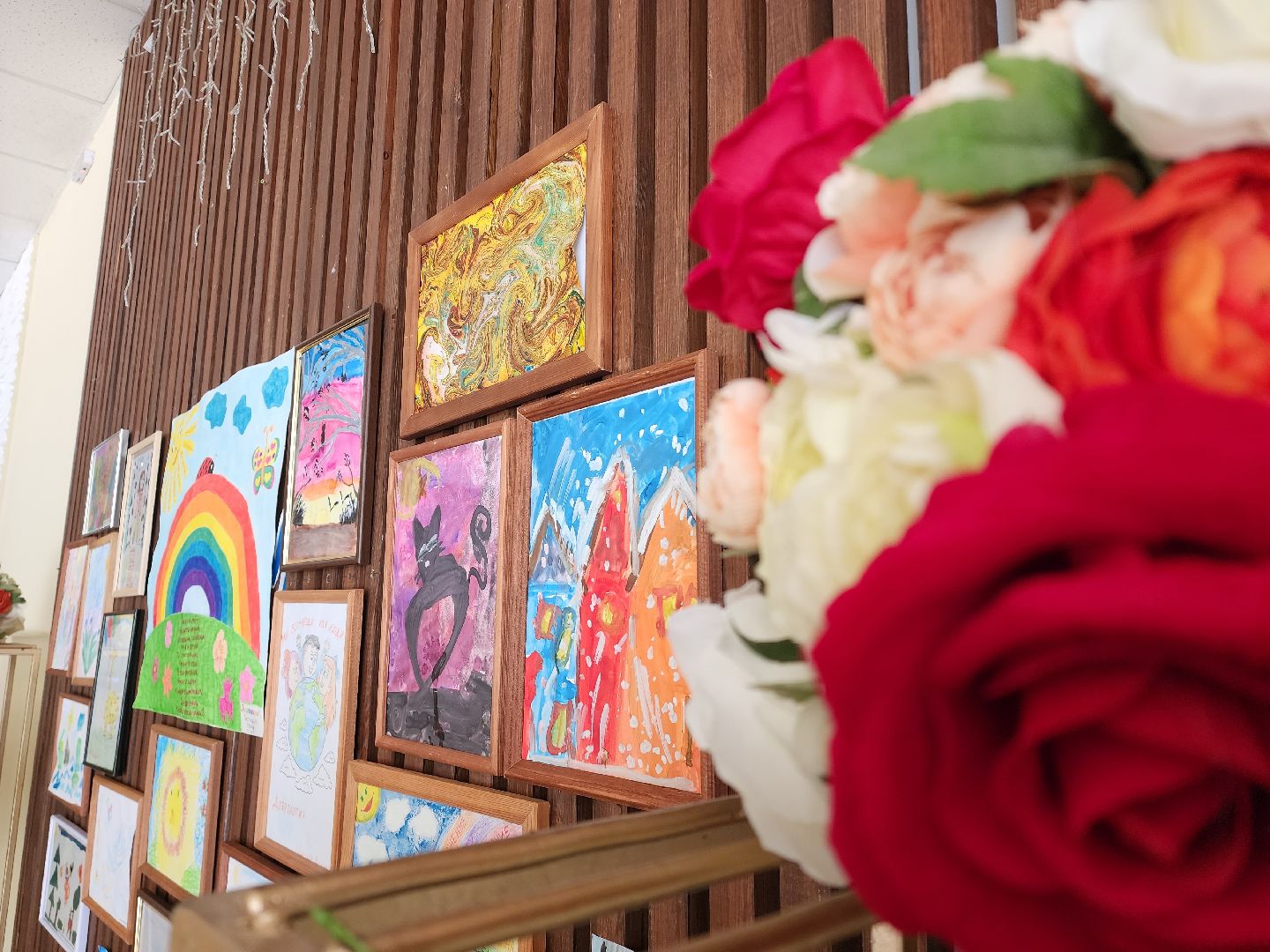 Лобня, рисунки детей, особенные дети, творчество, выставки,