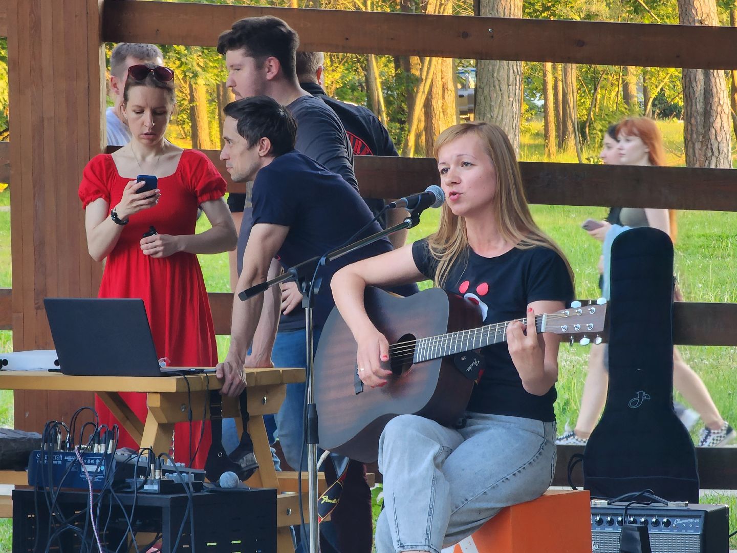 Дубна, Концерт, Набережная, Улица, Музыка,