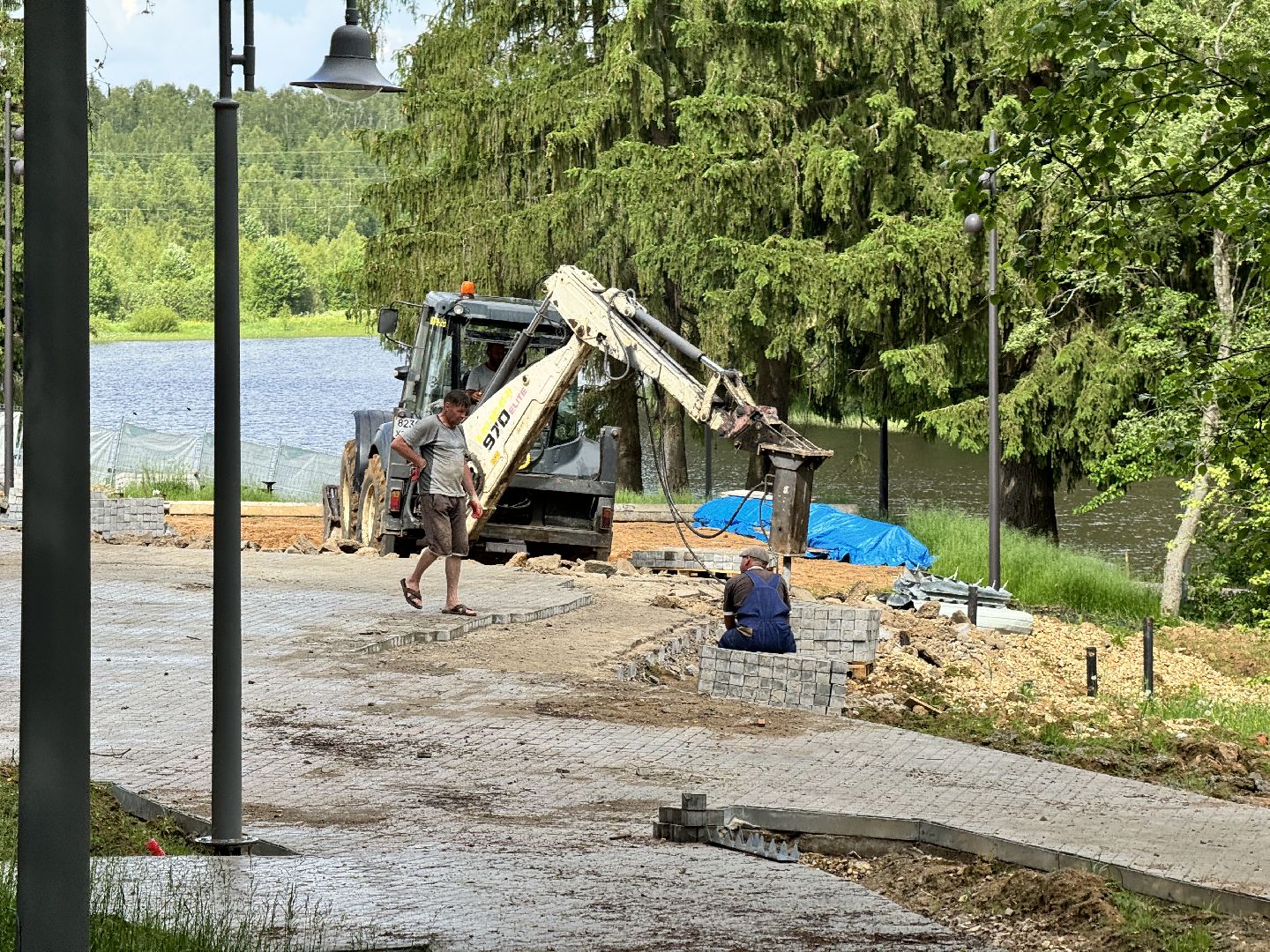 шаховская, плотина, благоуйстройство, строительство,