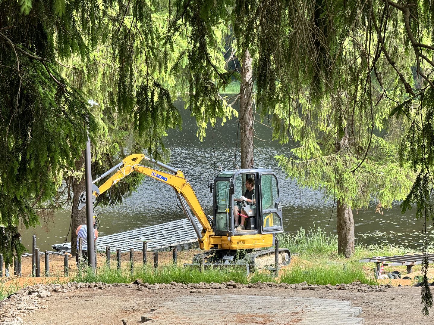 шаховская, плотина, благоуйстройство, строительство,