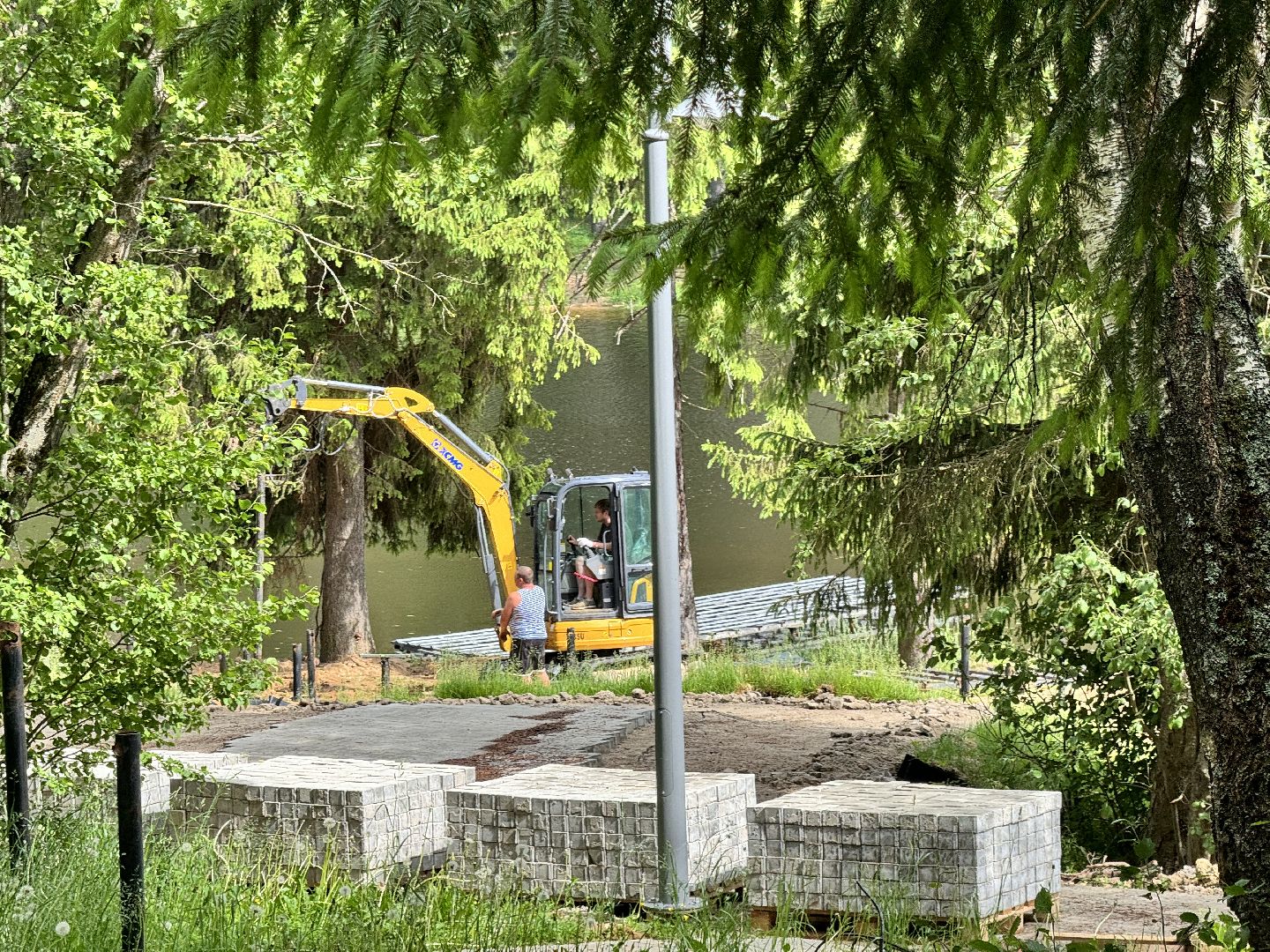 шаховская, плотина, благоуйстройство, строительство,