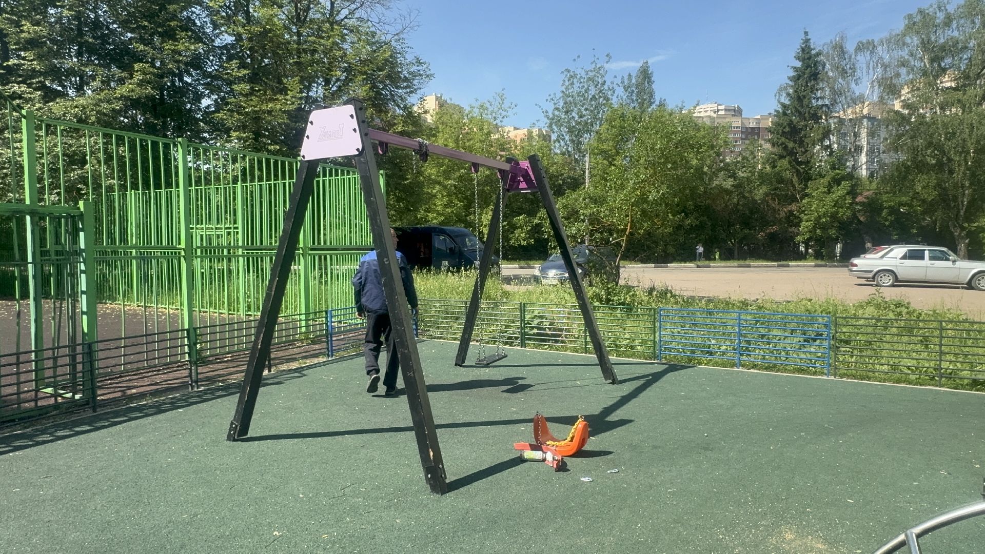 Солнечногорск, ремонт детских площадок, рабочие, Жители, Благоустройство,