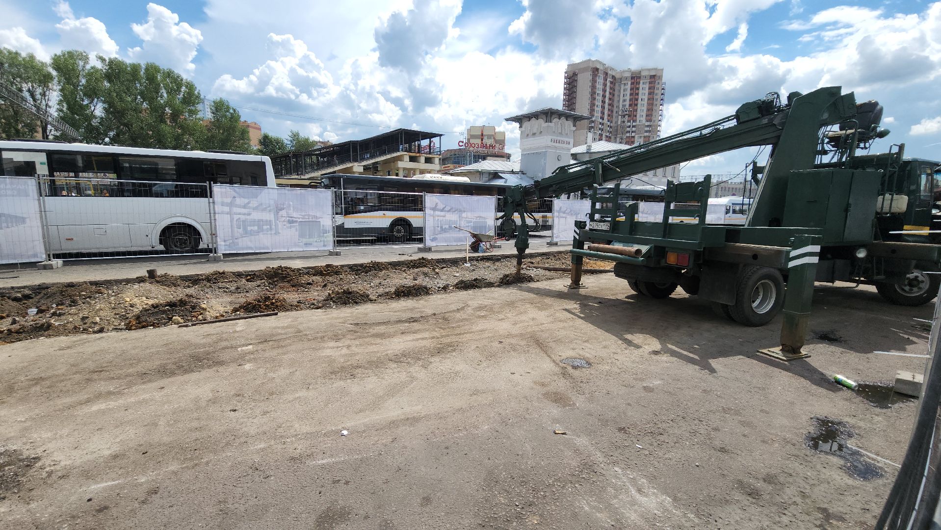 одинцово, вокзальная площадь, строительство, реконструкция,