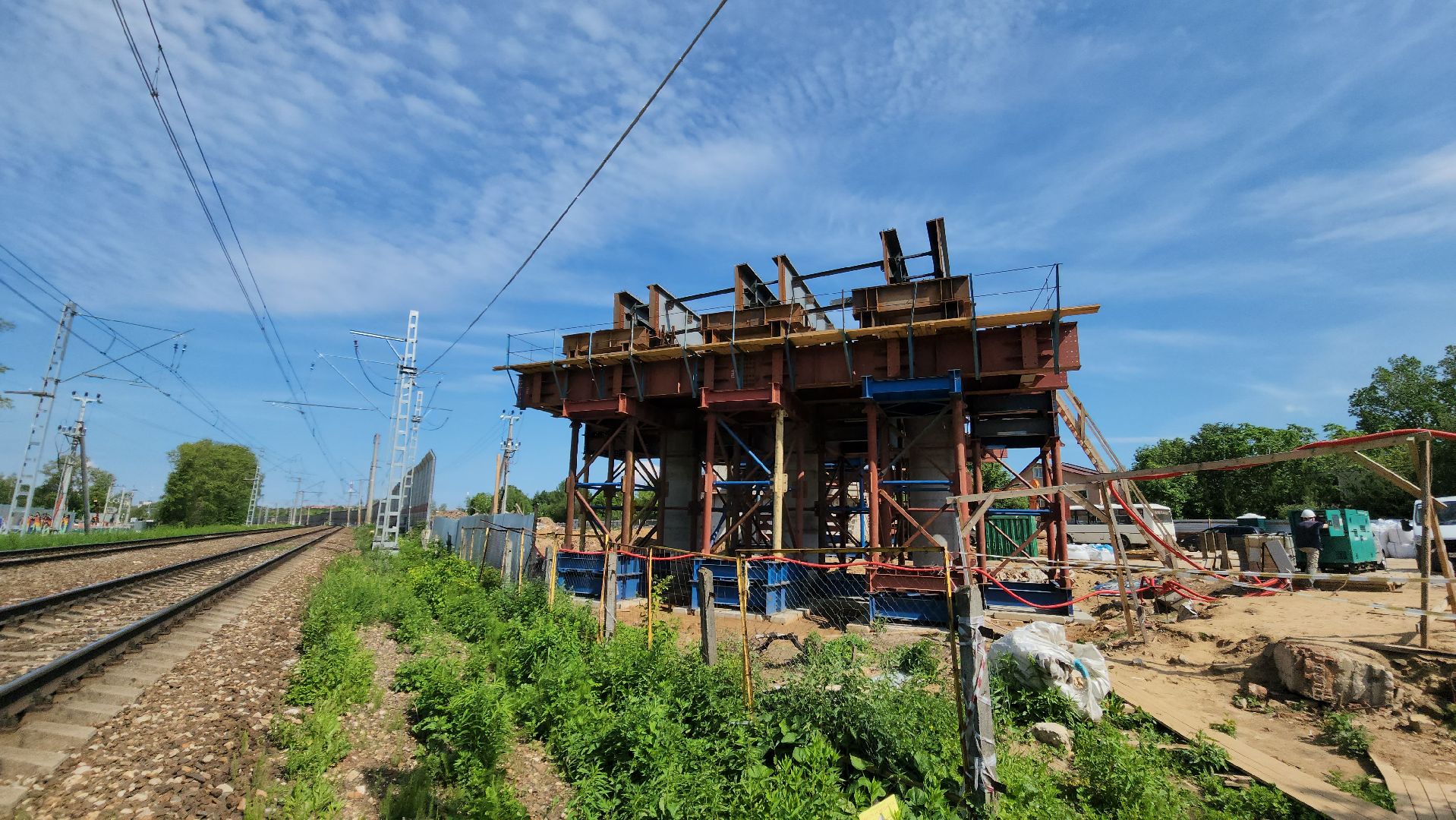 красногорск, опалиха, путепровод, мцд-2, стройка,