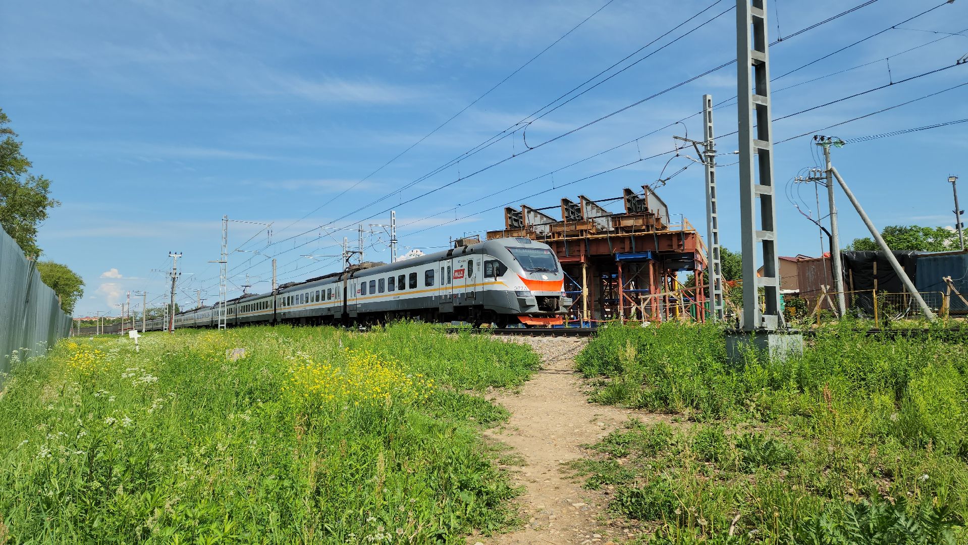 красногорск, опалиха, путепровод, мцд-2, стройка,