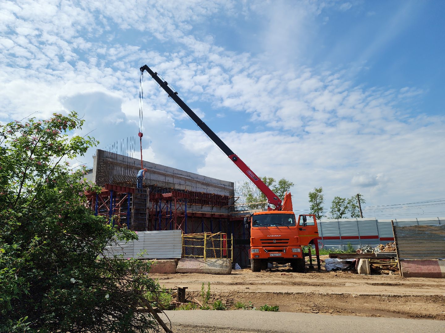 красногорск, опалиха, путепровод, мцд-2, стройка,