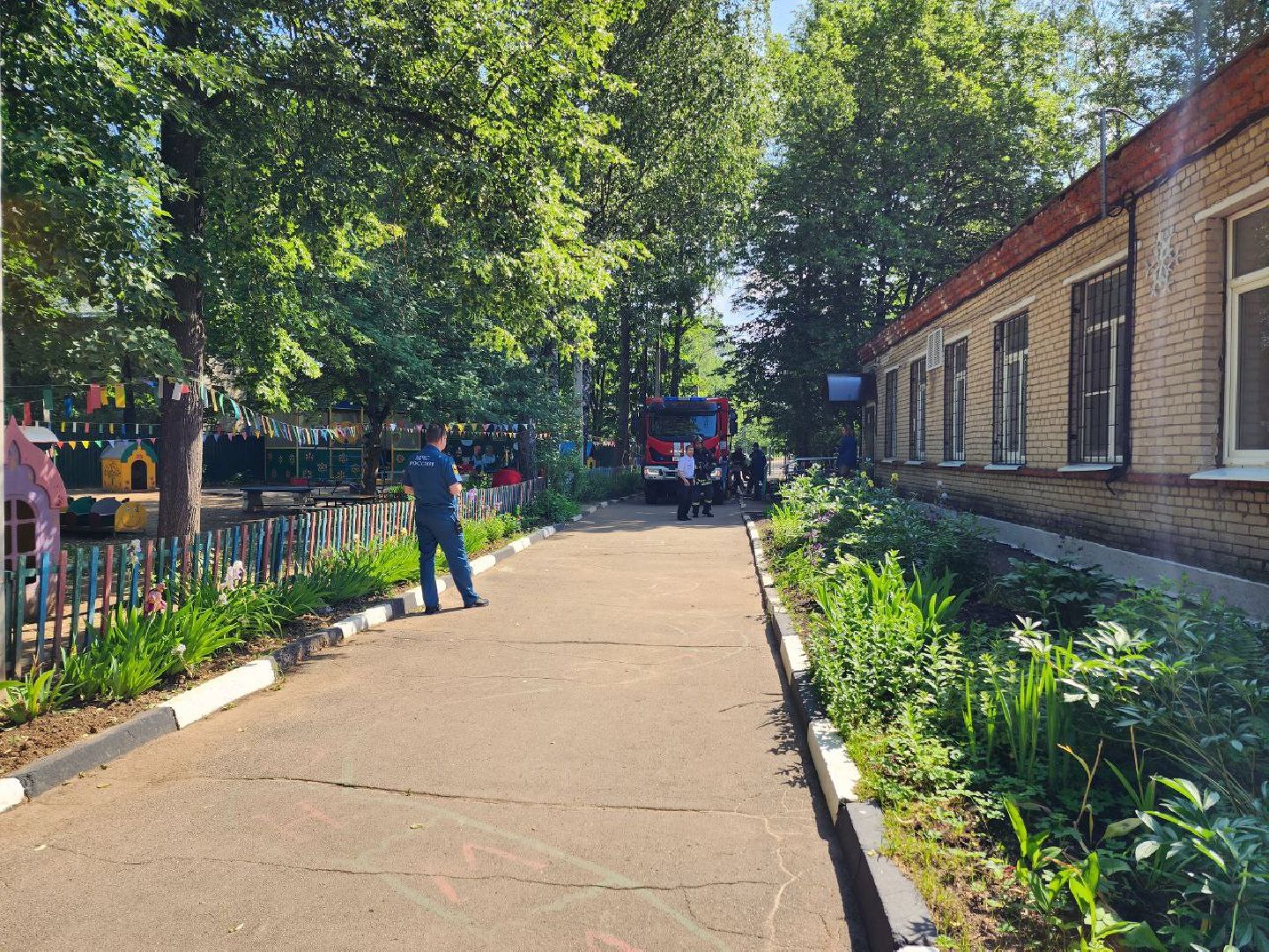 Солнечногорск, Детский сад, Эвакуация, тренировочная эвакуация, дети,