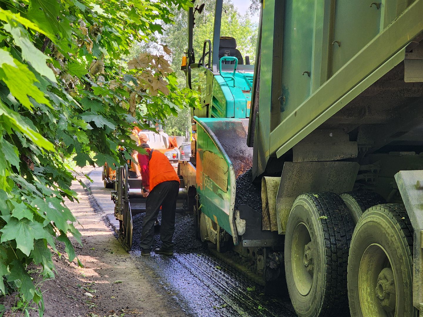 старая купавна, богородский городской округ, озеро бисерово, ремонт, дороги, строительство, ремонт дороги,