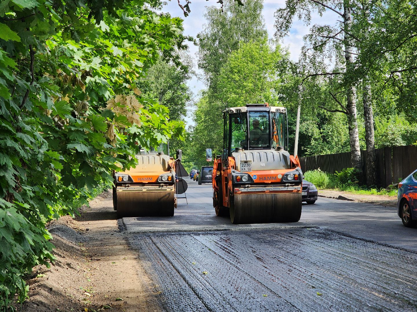 старая купавна, богородский городской округ, озеро бисерово, ремонт, дороги, строительство, ремонт дороги,