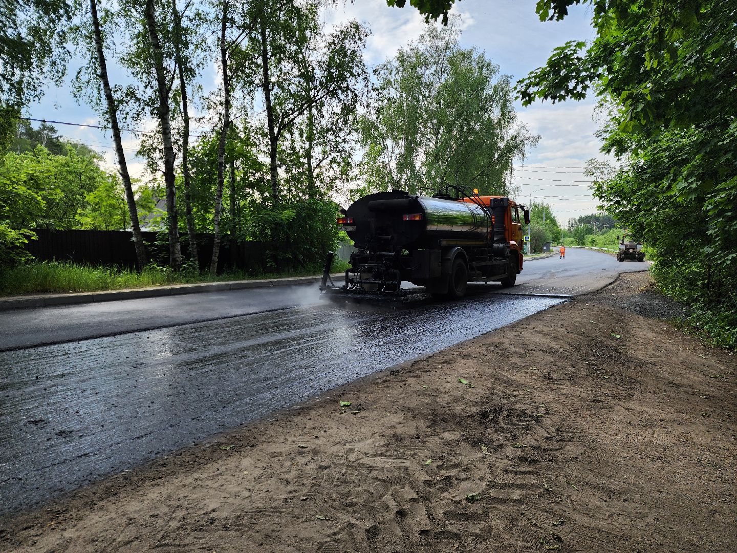 старая купавна, богородский городской округ, озеро бисерово, ремонт, дороги, строительство, ремонт дороги,