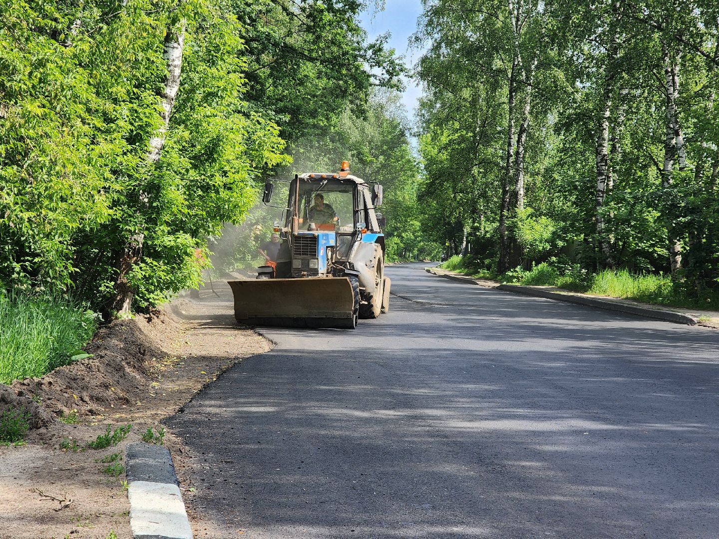 старая купавна, богородский городской округ, озеро бисерово, ремонт, дороги, строительство, ремонт дороги,