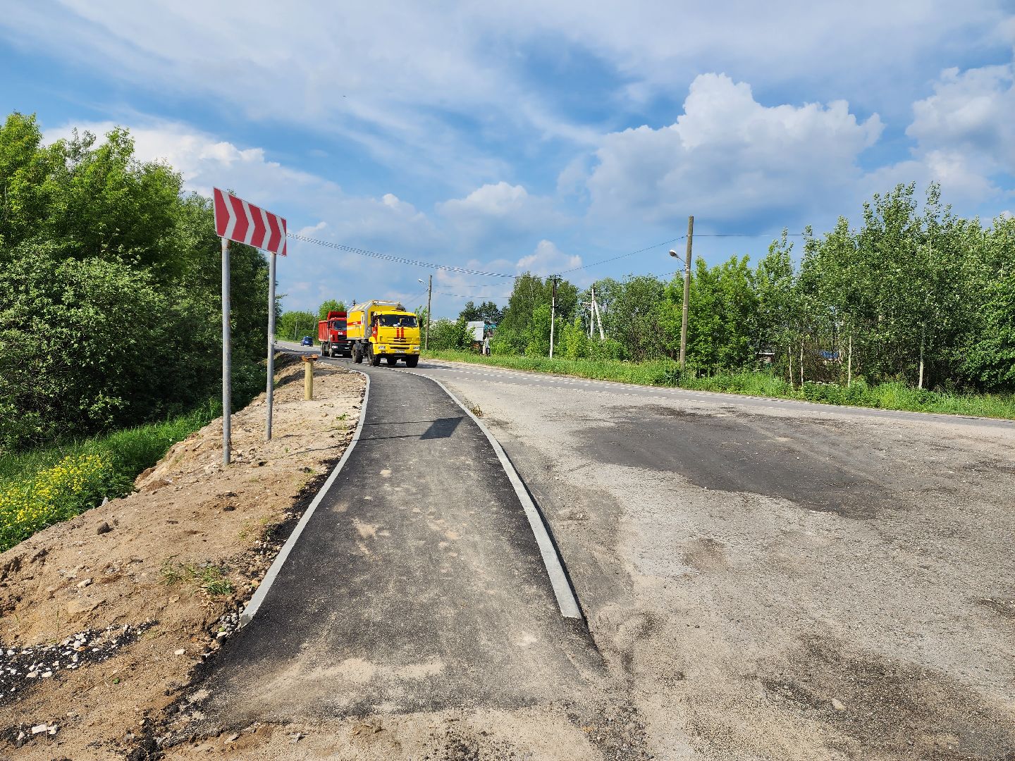 раменское, дороги, тротуар в селе Малышево,