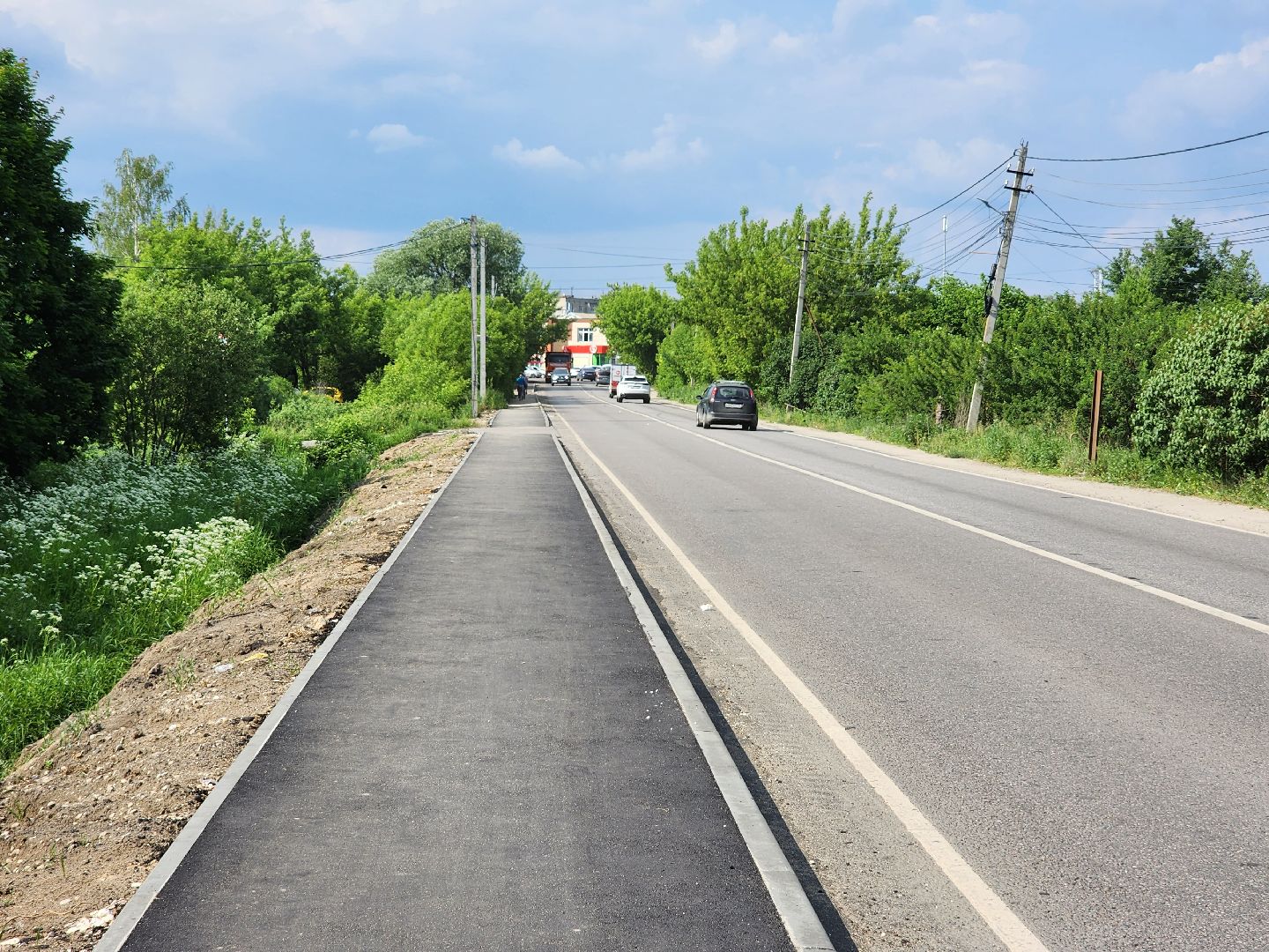 раменское, дороги, тротуар в селе Малышево,