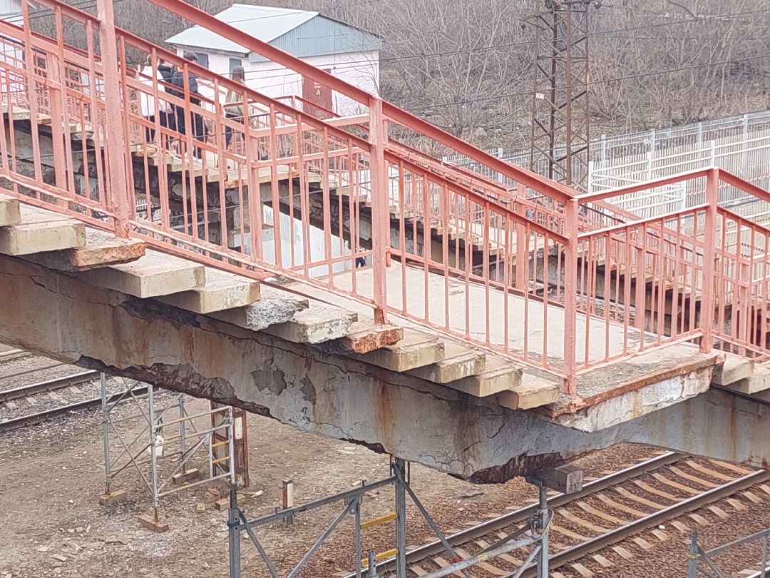 ремонт дорог, путепровод, Воскресенск