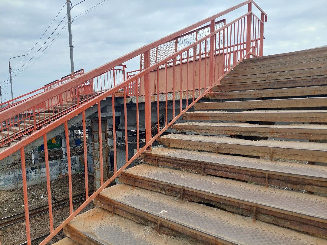 ремонт дорог, путепровод, Воскресенск