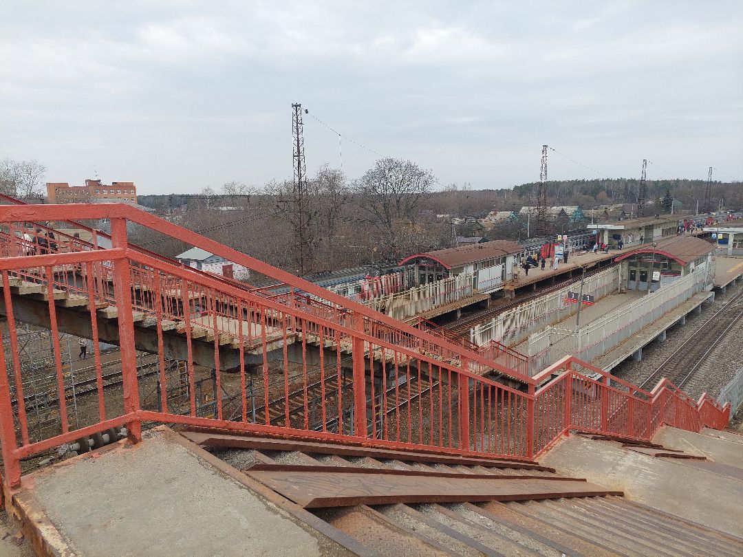 ремонт дорог, путепровод, Воскресенск