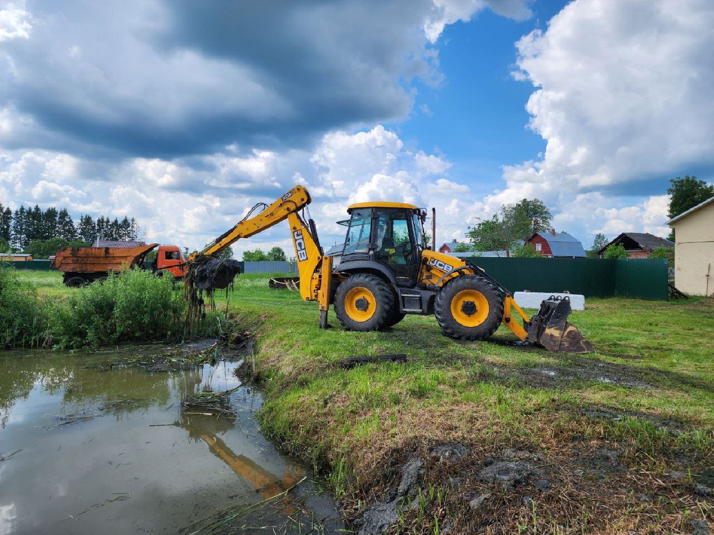 можайск, можайский городской округ, подмосковье, ремонт пожарных водоемов, водоемы, пруды, пожарная безопасность, очистка пруда, подземные пожарные емкости,