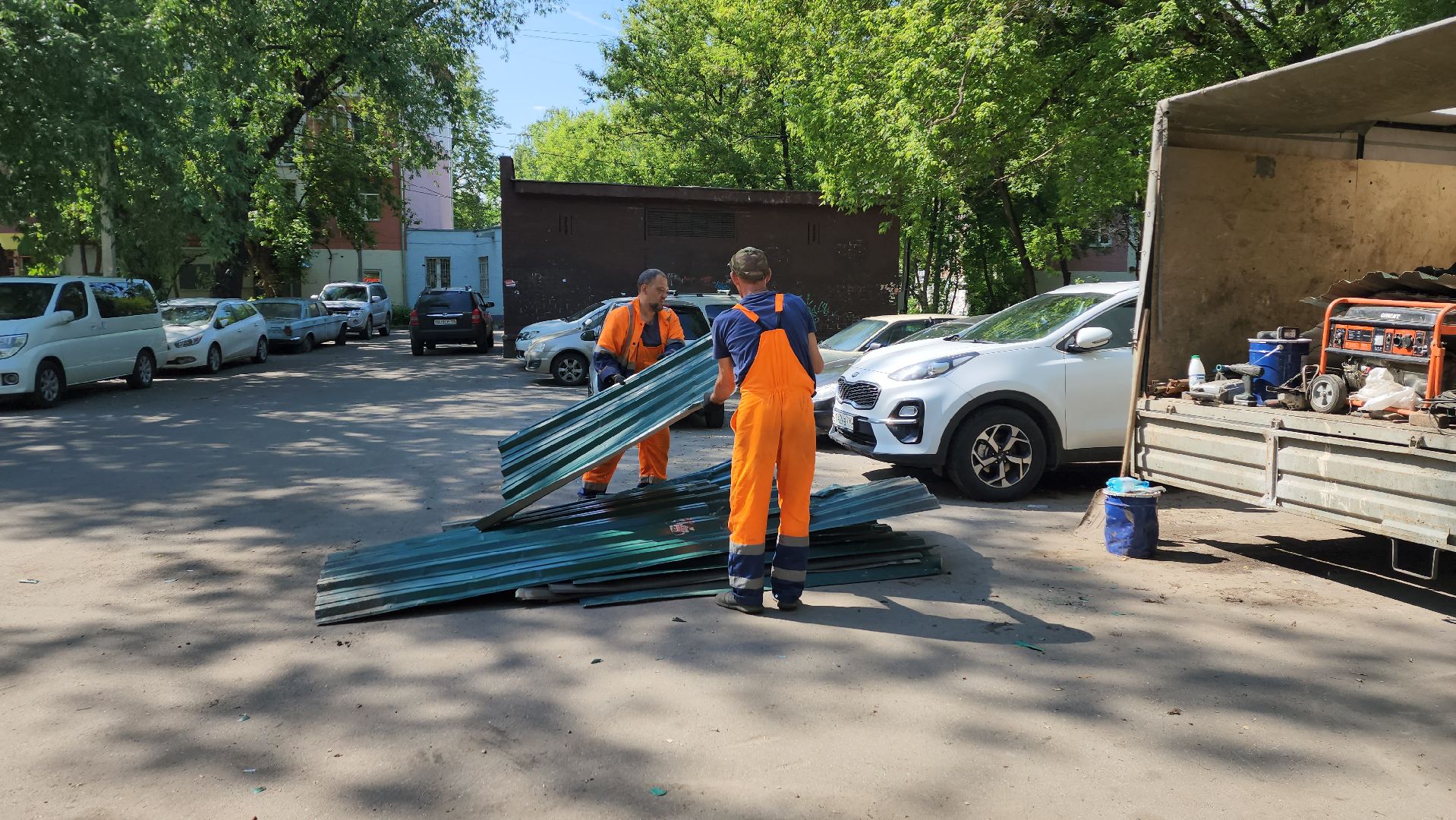 пушкино, контейнерная площадка, ремонт, жкх,